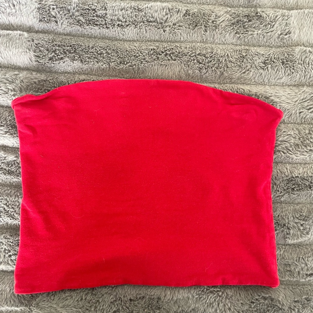 DONATING IN 3 DAYS - Brandy Melville Red Tube Top